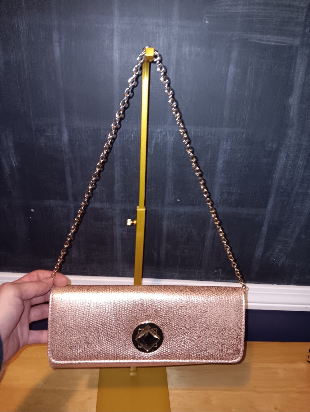 Jessica Mcclintock Chain Evening Bag